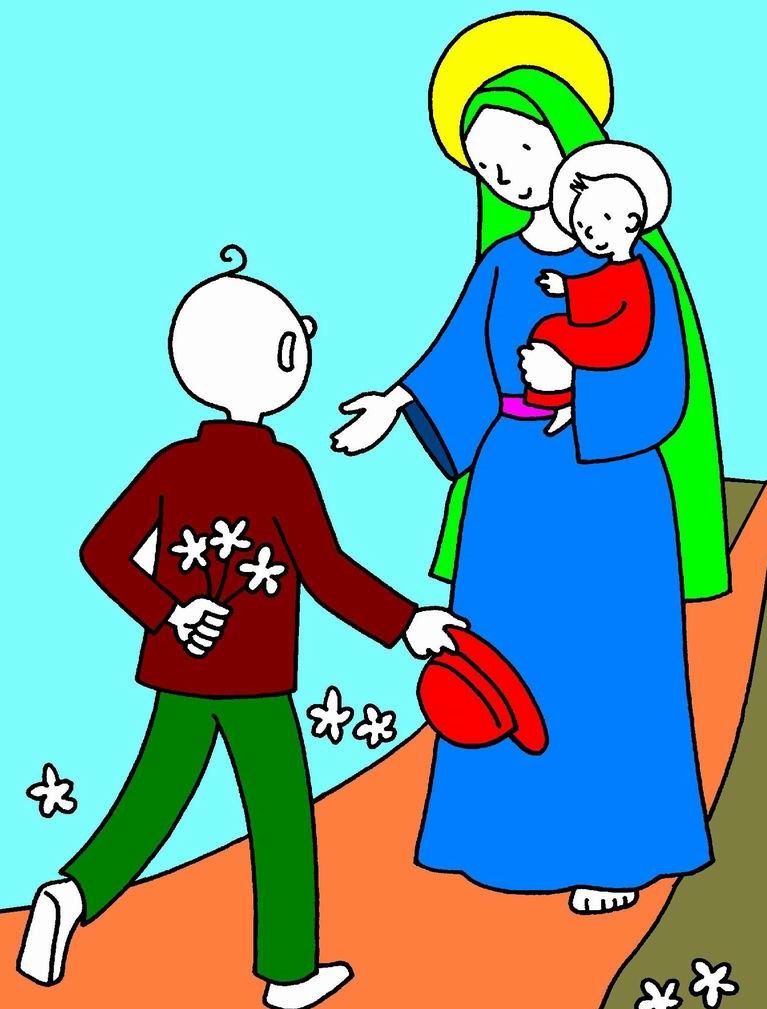 2.IMAGE MOIS DE MARIE KT Elémentaire et Maternelle